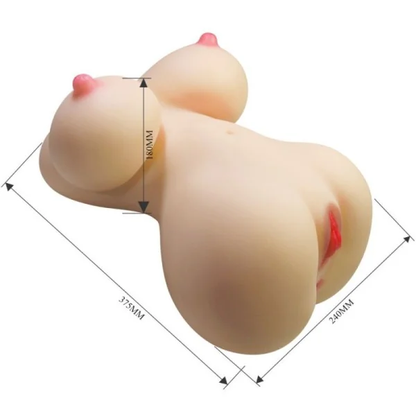 FIONA REALISTISCHER WEIBLICHER TORSO VAGINA UND ANAL 7,1 KG VON CRAZY BULL