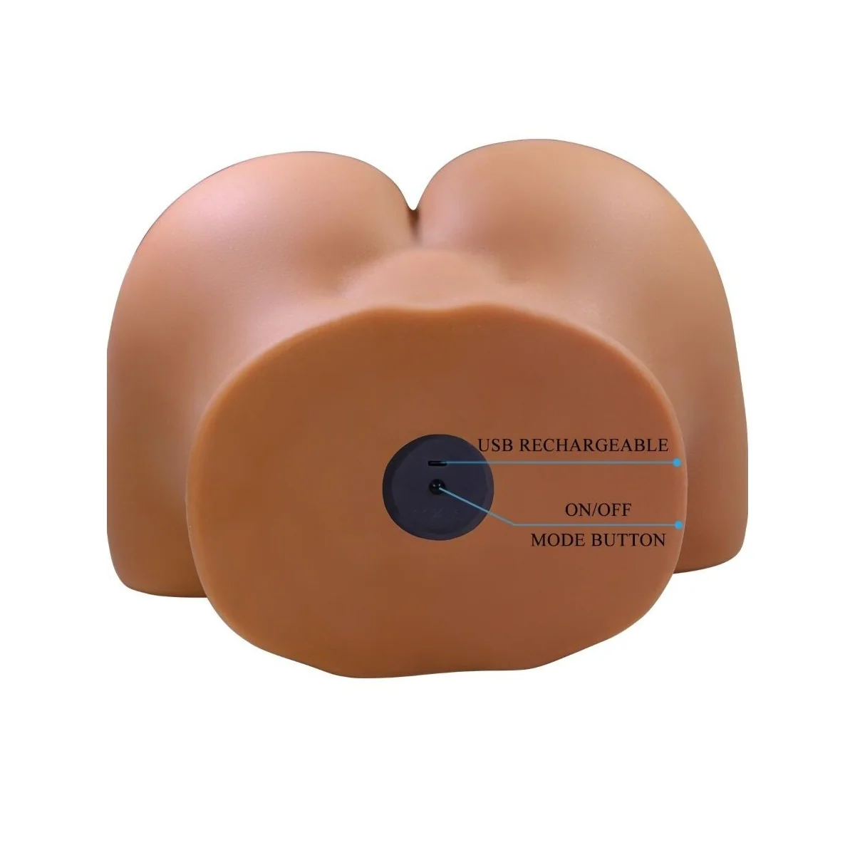 WENDY REALISTISCHER WEIBLICHER PO-VIBRATOR UND SAUGER MIT TON 11 KG VON CRAZY BULL