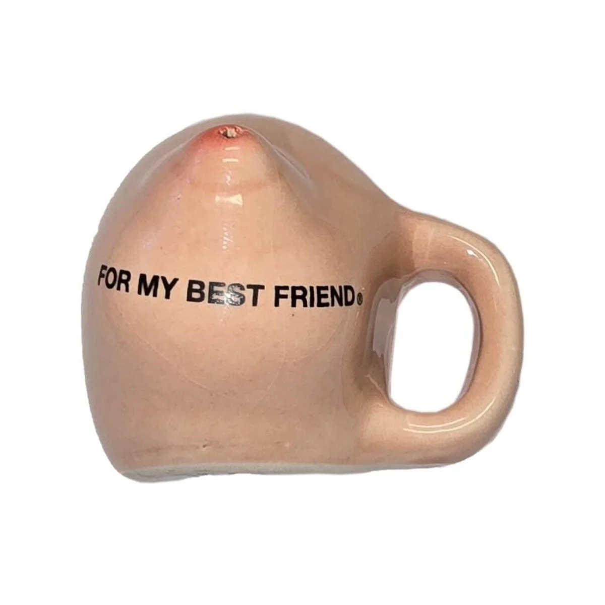 BRUSTMAGNET AUF EINER KERAMIKBECHER „FÜR MEINE BESTE FREUNDIN“ VON DIABLO PICANTE