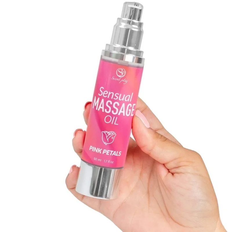 PINK PETALS MASSAGEÖL VON SECRETPLAY COSMETIC 2