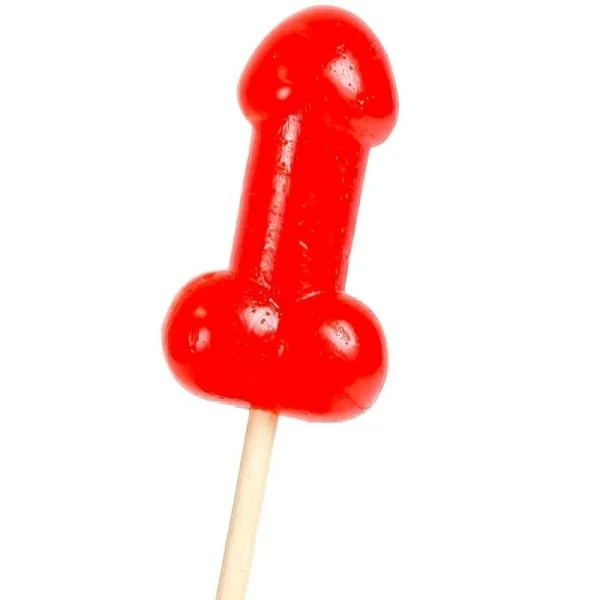 CHERRY CANDY PENIS LOLLIPOP MIT WÜRZIGEM HITZEEFFEKT VON SECRETPLAY COSMETIC