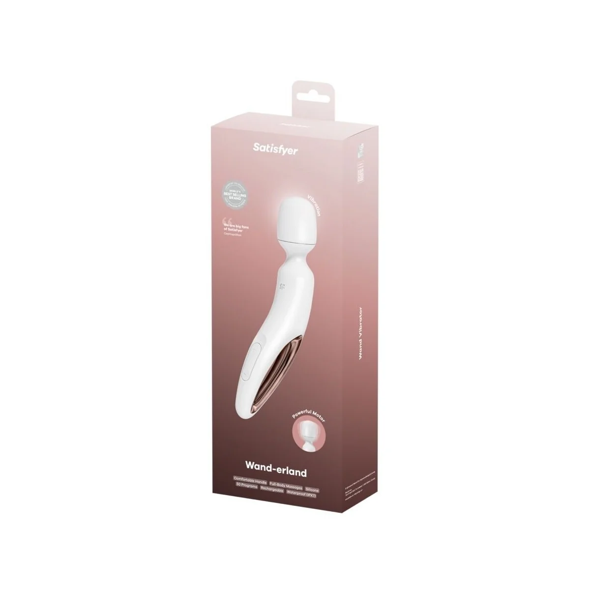 WAND ERLAND VIBRIERENDES MASSAGER WEISS VON SATISFYER WAND