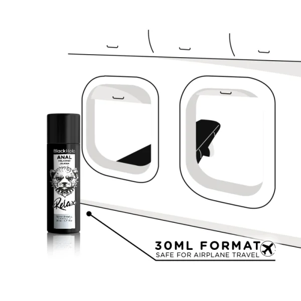ANAL ENTSPANNENDE JOJOBA RELAX SILIKONBASIS 30 ML VON BLACK HOLE