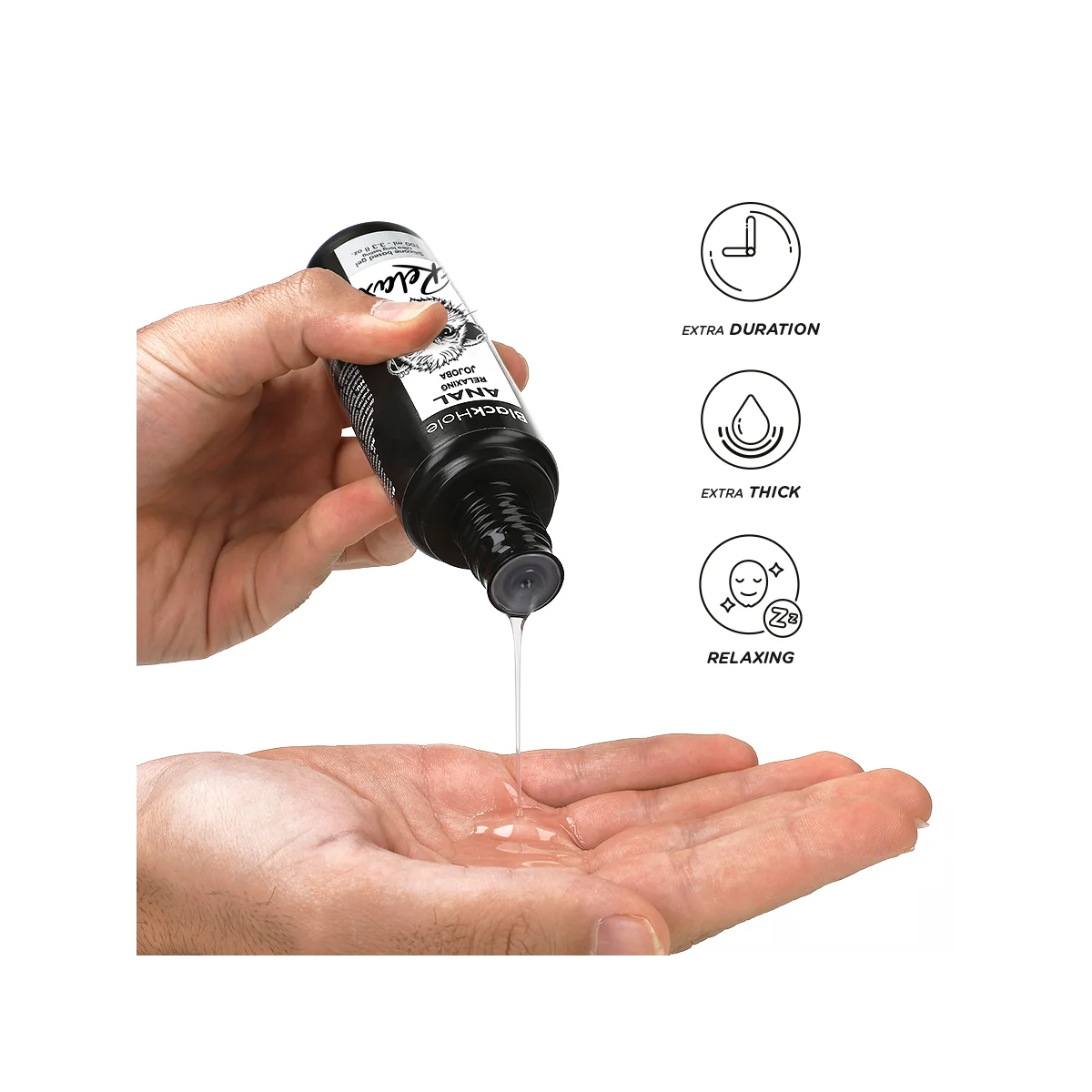 ANAL ENTSPANNENDE JOJOBA RELAX SILIKONBASIS 100 ML VON BLACK HOLE