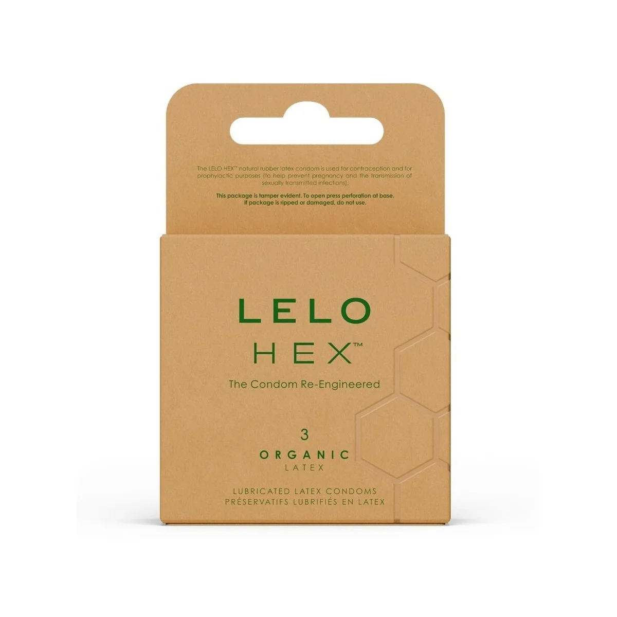 HEX BIO-KONDOMBOX 3 STÜCK VON LELO