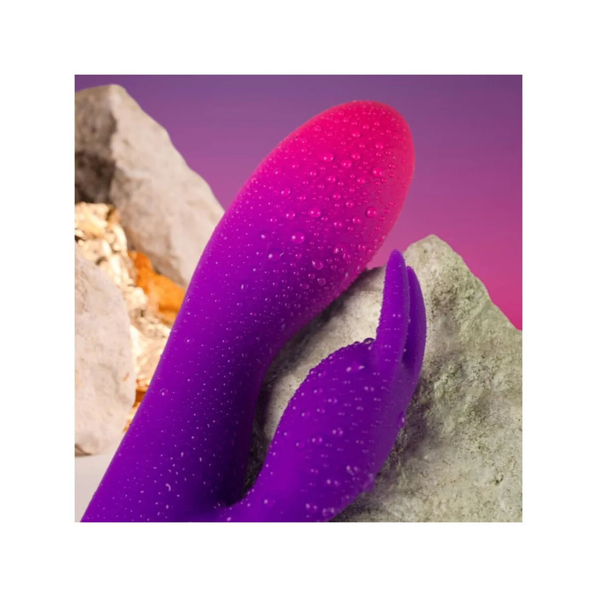 GLO-GIRL LILA RABBIT VIBRATOR VON ROCKS-OFF