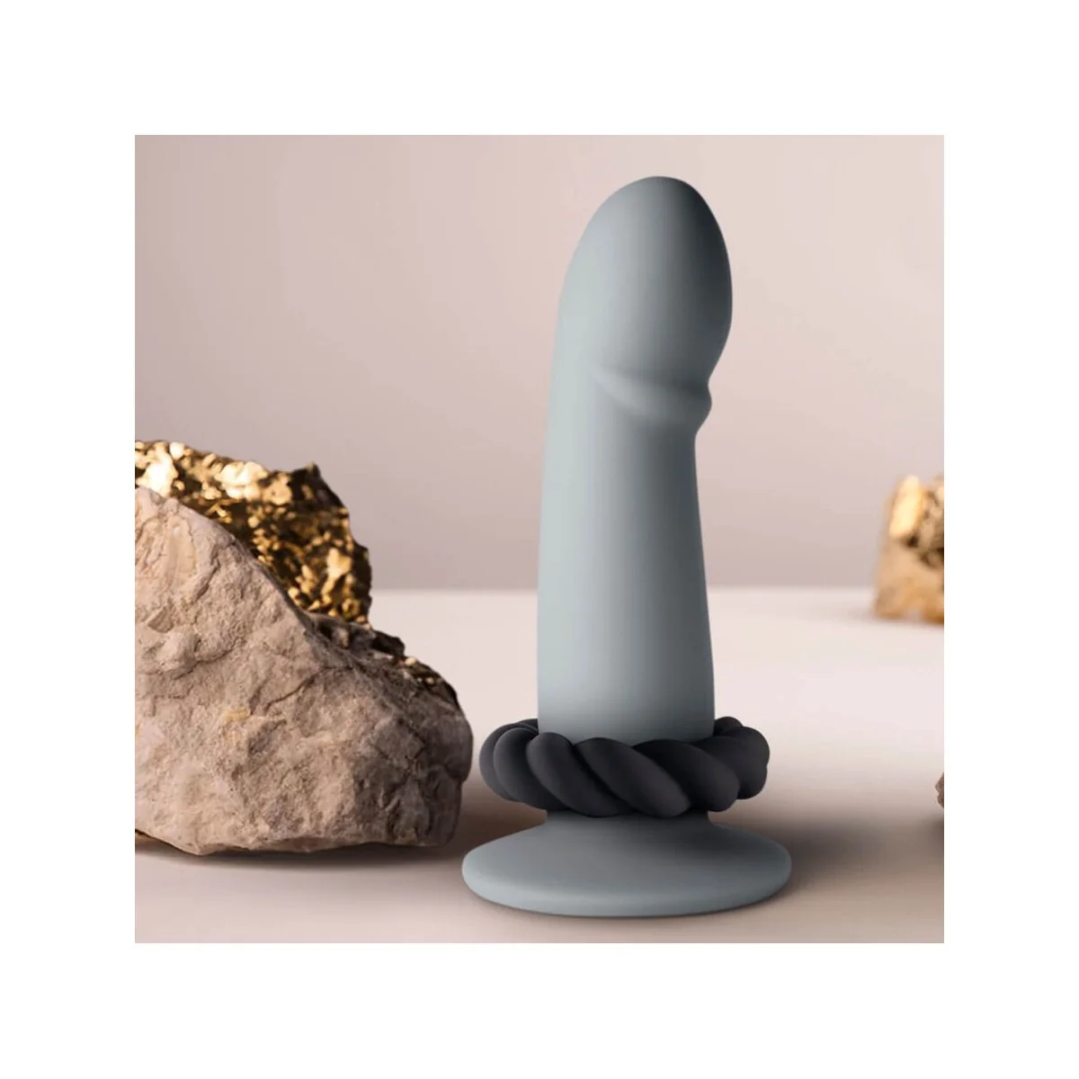 TWIST SCHWARZER SILIKON-MASTURBATORRING VON ROCKS-OFF