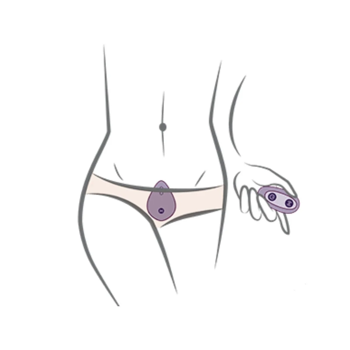 KNICKERBOCKER GLORY VIBRATOR DISKRET PANTY ROSA VON ROCKS-OFF