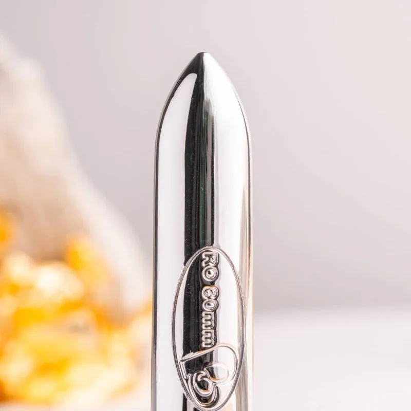 RO-80 CHROM VIBRIERENDES BULLET SILBER VON ROCKS-OFF 2