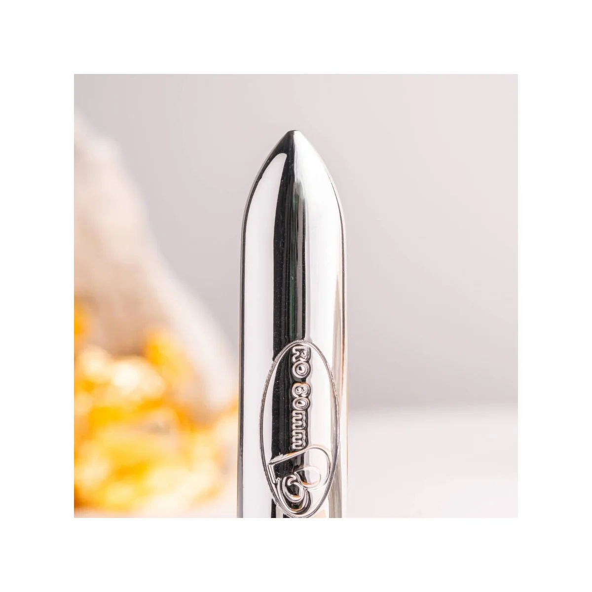 RO-80 CHROM VIBRIERENDES BULLET SILBER VON ROCKS-OFF