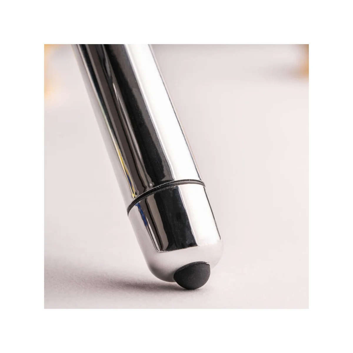 RO-80 CHROM VIBRIERENDES BULLET SILBER VON ROCKS-OFF