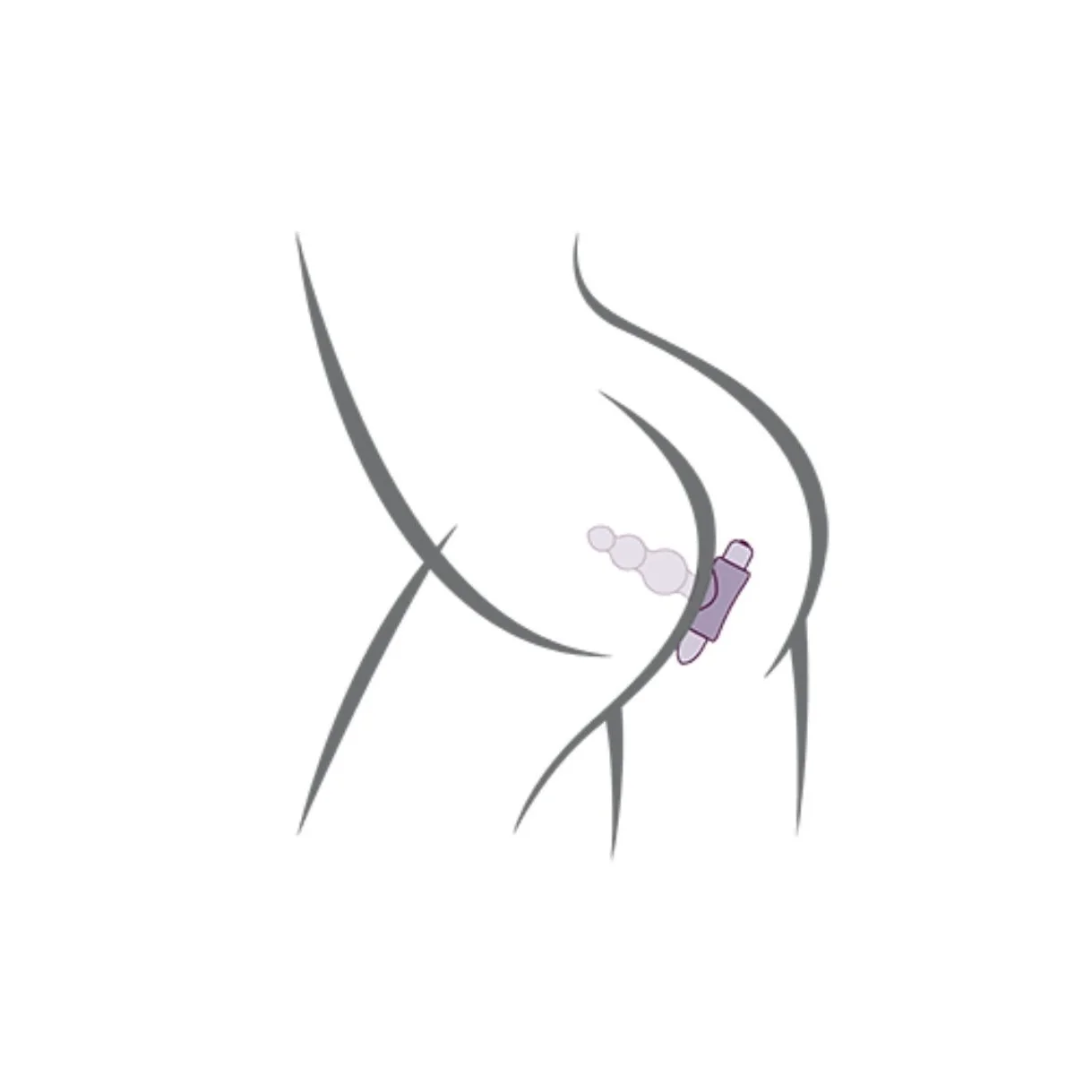 PETITE SENSATIONS BUBBLES ANAL PLUG VIBRATOR SCHWARZ VON ROCKS-OFF