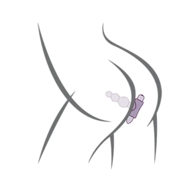 PETITE SENSATIONS BUBBLES ANAL PLUG VIBRATOR SCHWARZ VON ROCKS-OFF