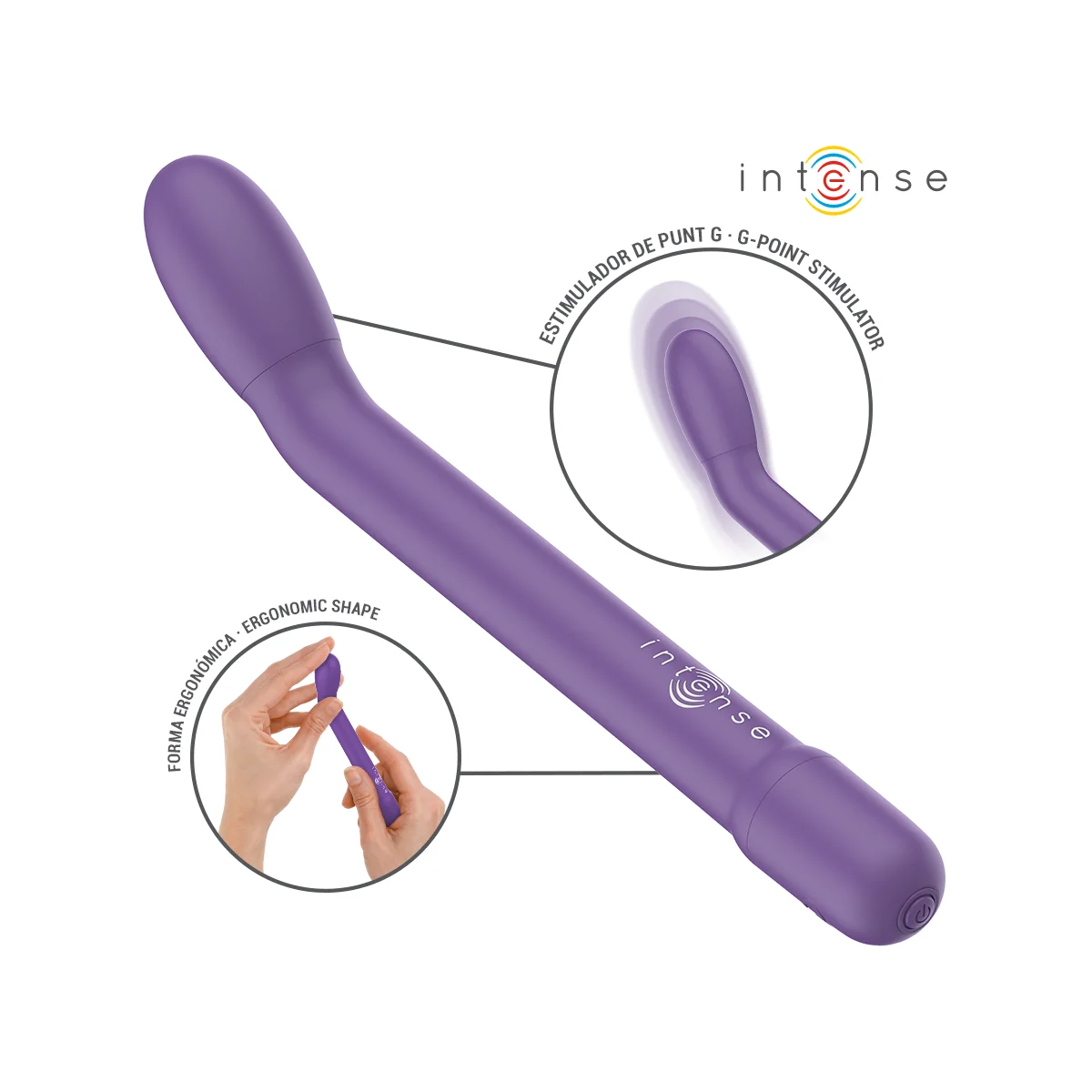 KARLIE WIEDERAUFLADBARER G-SPOT-STIMULATOR LILA VON INTENSE FUN