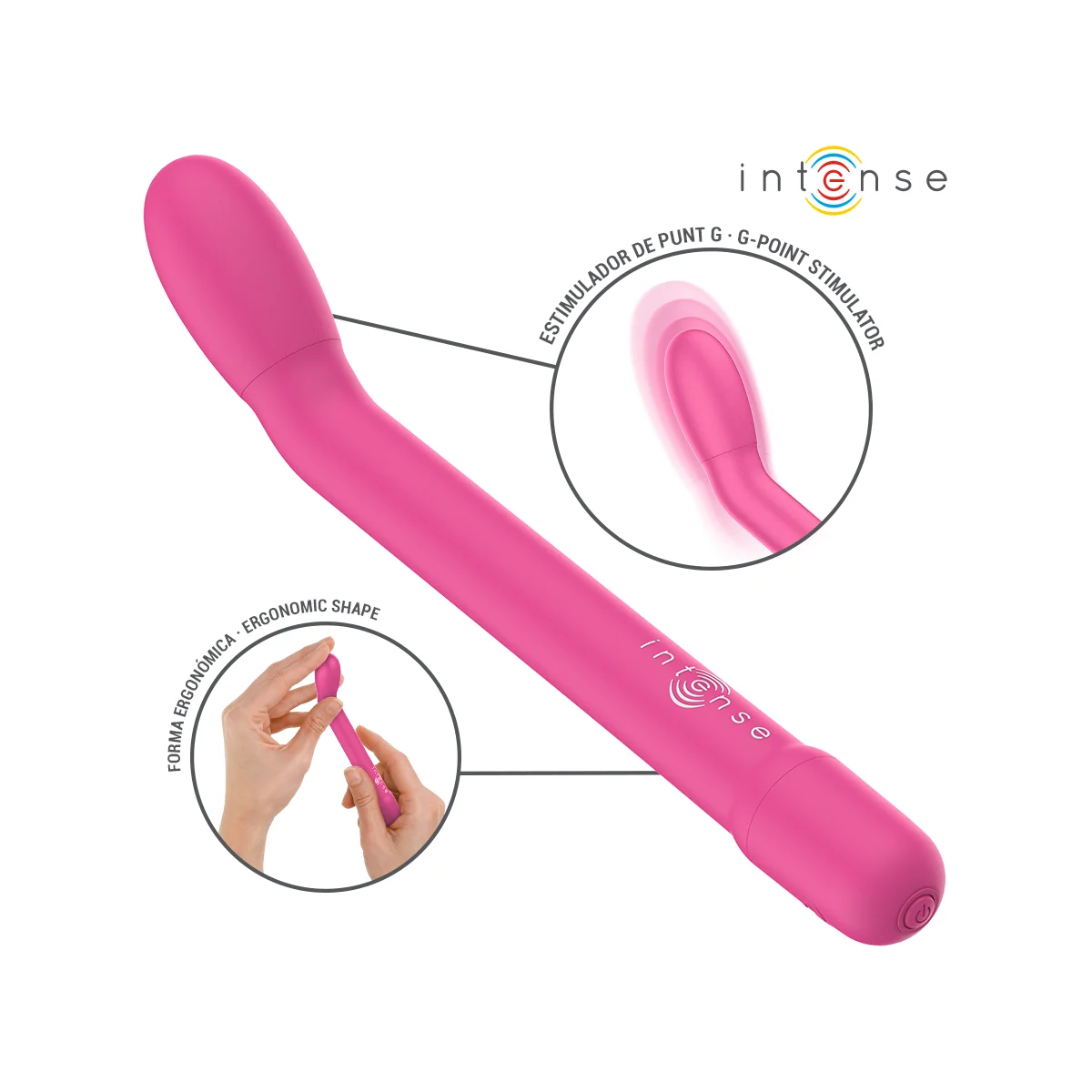 KARLIE WIEDERAUFLADBARER G-SPOT-STIMULATOR ROSA VON INTENSE FUN