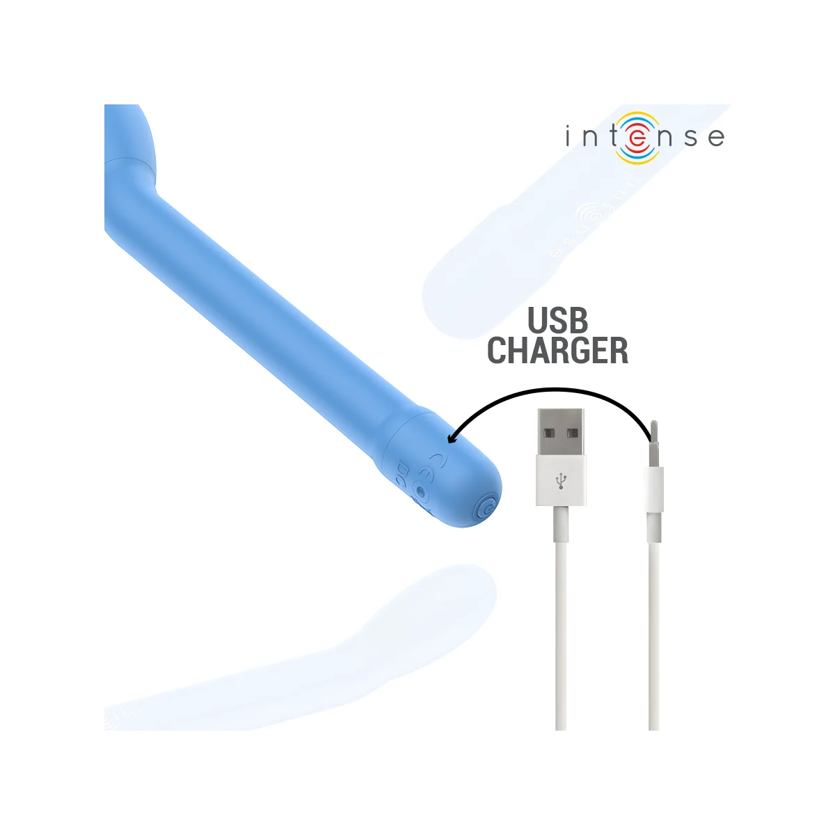 KARLIE WIEDERAUFLADBARER G-PUNKT-STIMULATOR BLAU VON INTENSE FUN