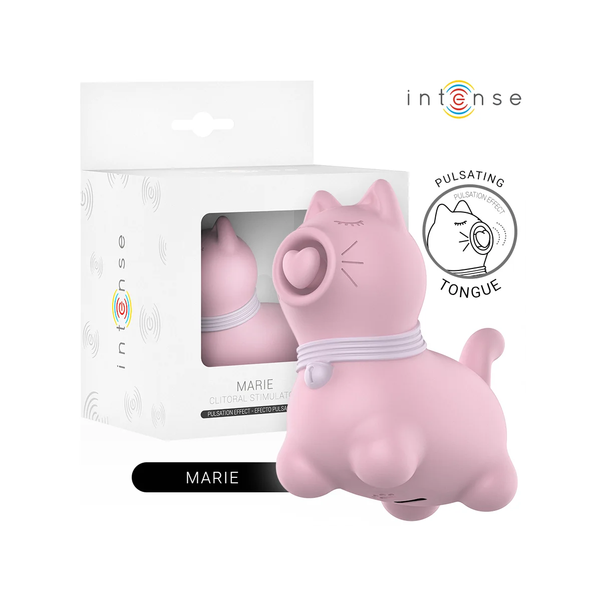 MARIE PINK PULSATIONSEFFEKT ZUNGENSTIMULATOR VON INTENSE FUN