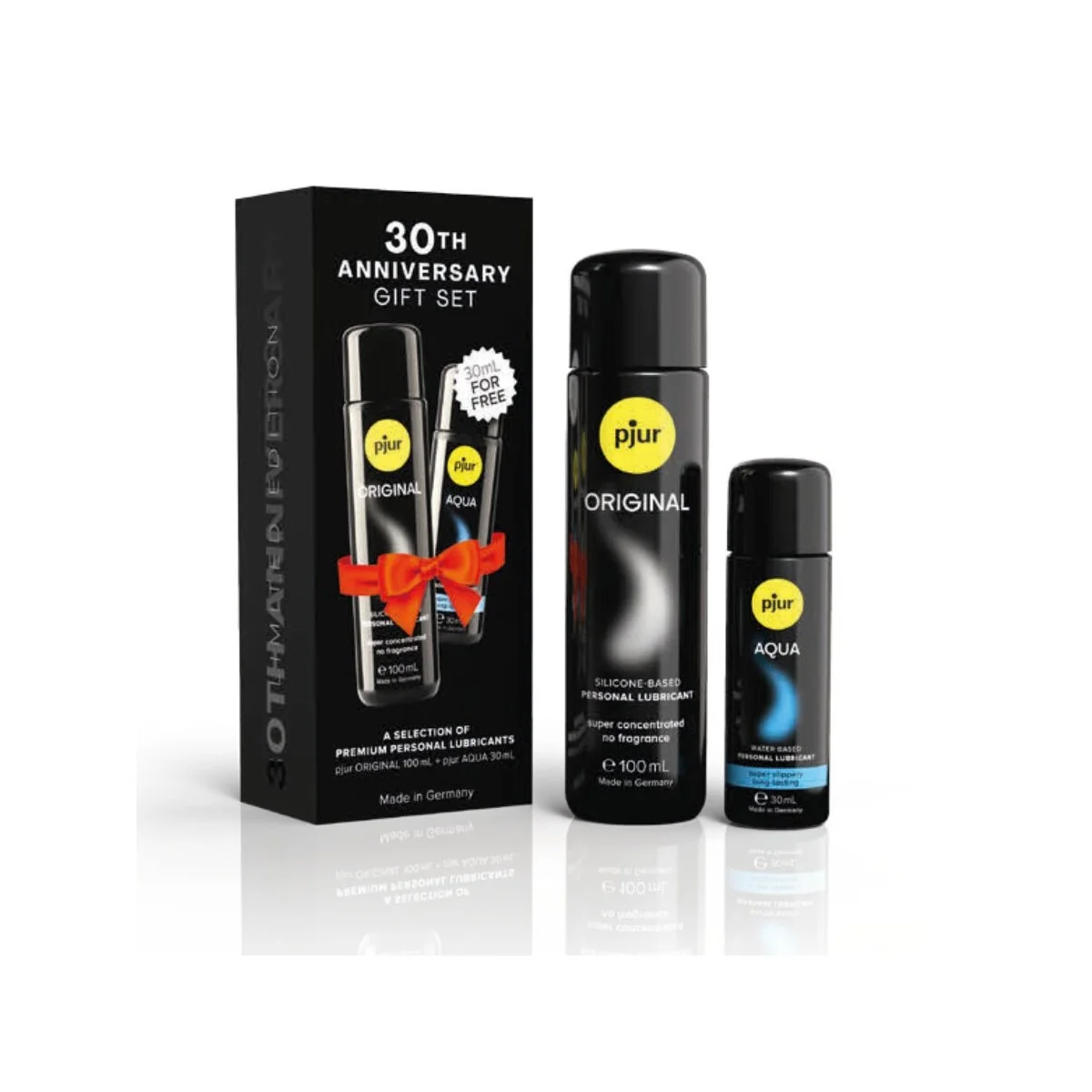 SET 30 JAHRESTAG PJUR ORIGINAL 100 ML + PJUR AQUA 30 ML ALS GESCHENK VON PJUR