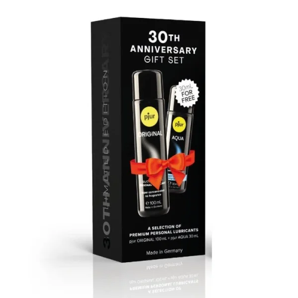 SET 30 JAHRESTAG PJUR ORIGINAL 100 ML + PJUR AQUA 30 ML ALS GESCHENK VON PJUR