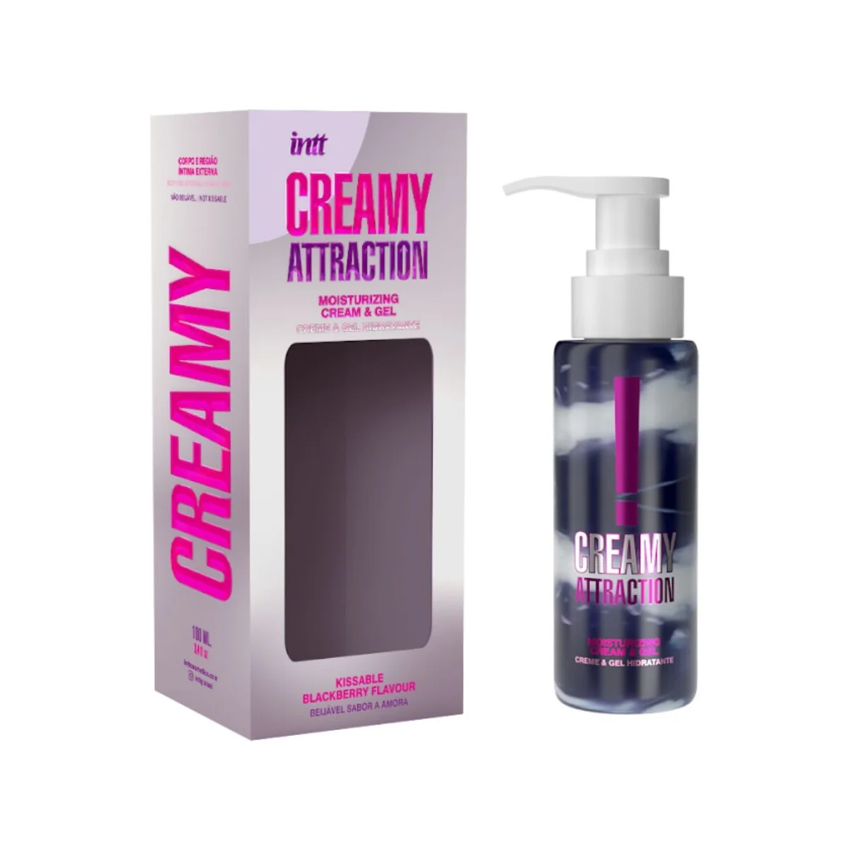 KISSABLE CREME UND GEL MIT BROMBEERGESCHMACK 100 ML VON INTT RELEASES