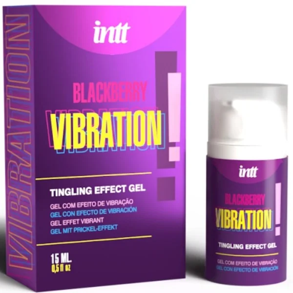 FLÜSSIGE VIBRATIONSGEL MIT BROMBEERGESCHMACK 15 ML VON INTT RELEASES