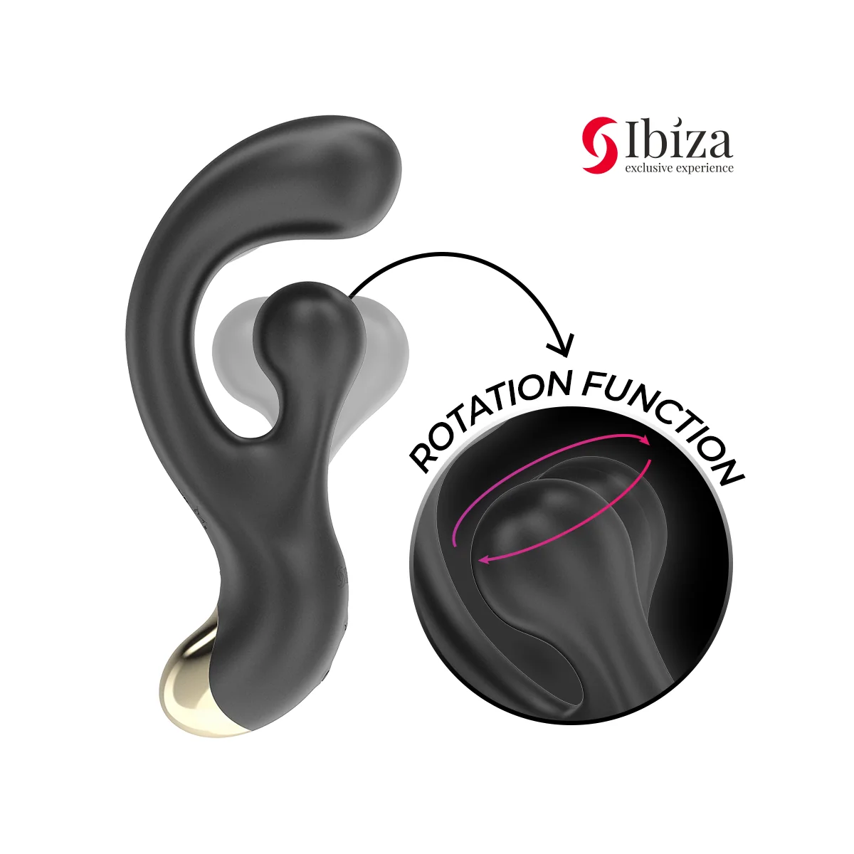 VIBRIERENDER & ROTIERENDER STIMULATOR VON IBIZA