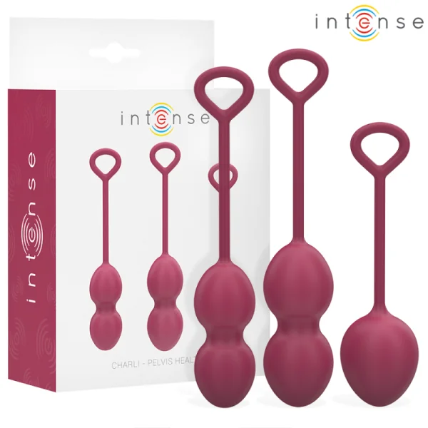 CHARLI KEGEL BALL KIT BURGUND VON INTENSE HEALTH & FUN