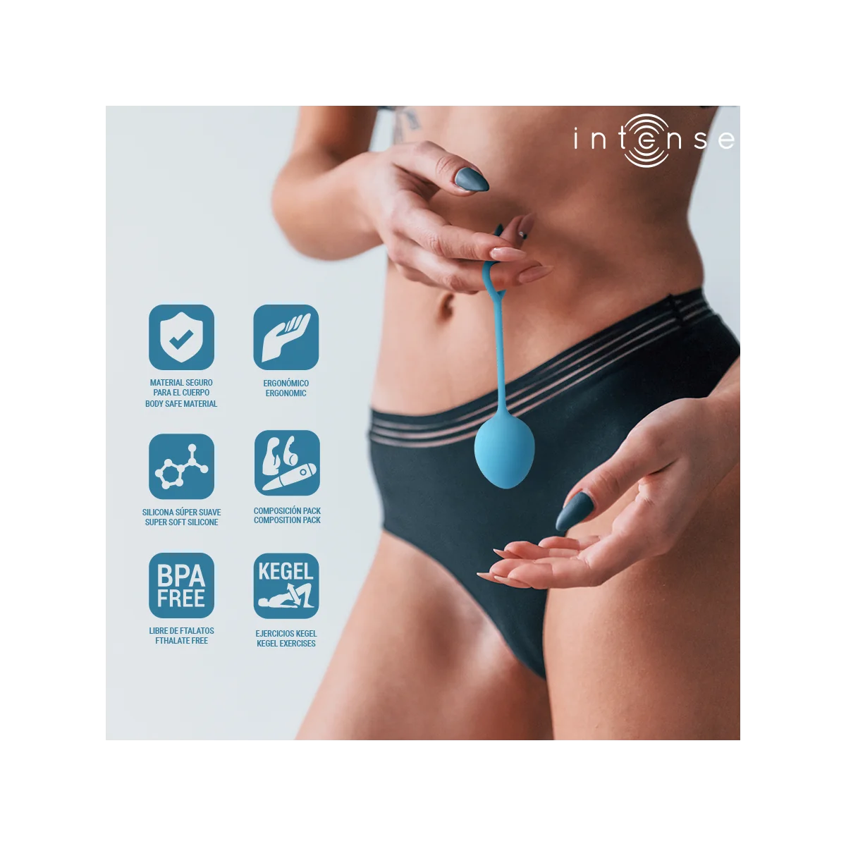 CHARLI KEGEL BALL KIT BLAU VON INTENSE HEALTH & FUN
