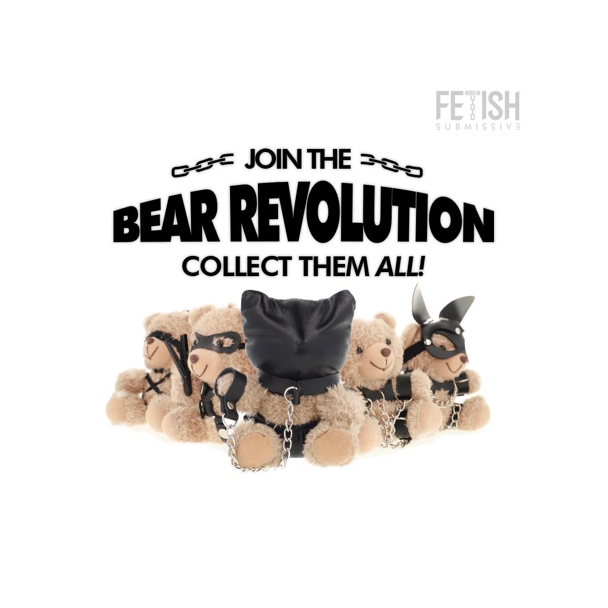 MOMO BDSM TEDDYBÄR MODELL 8 VON FETISH SUBMISSIVE REBEL TOYS