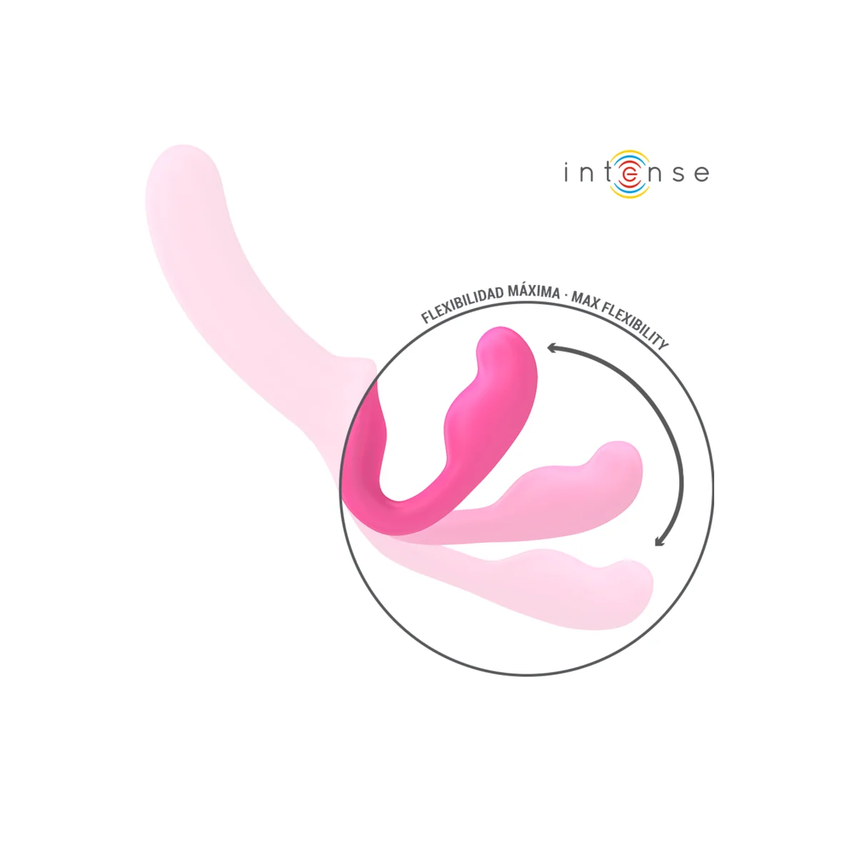 AMY DOPPELVIBRATOR 20 CM ROSA MIT FERNBEDIENUNG VON INTENSE FUN