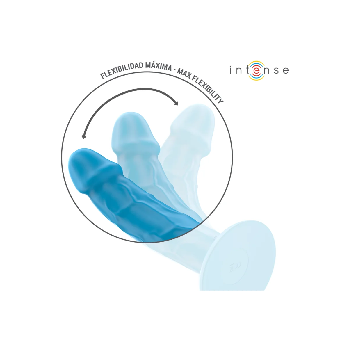 PHOEBE REALISTISCHER VIBRATOR 10 VIBRATIONEN BLAUE MIT FERNBEDIENUNG VON INTENSE FUN