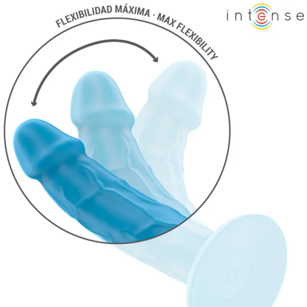 PHOEBE REALISTISCHER VIBRATOR 10 VIBRATIONEN BLAUE MIT FERNBEDIENUNG VON INTENSE FUN