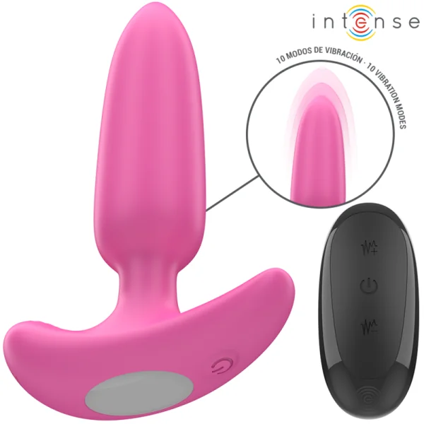 ROSS ANAL PLUG 10 VIBRATIONEN ROSA MIT FERNBEDIENUNG VON INTENSE ANAL TOYS
