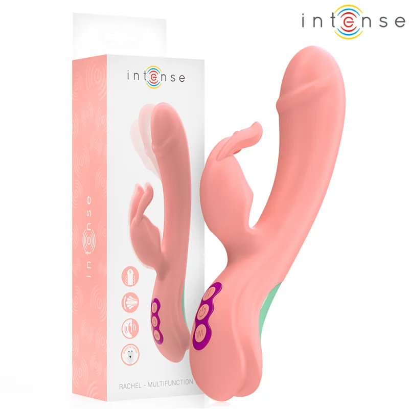 RACHEL RABBIT VIBRATOR 5 VIBRATIONEN ROSA VON INTENSE FUN