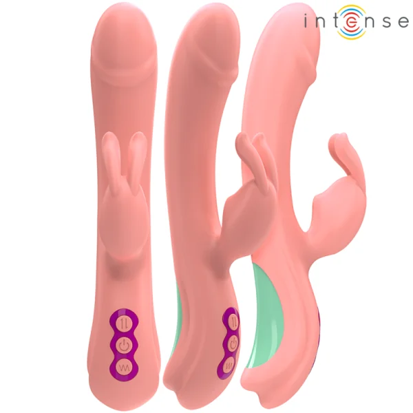 RACHEL RABBIT VIBRATOR 5 VIBRATIONEN ROSA VON INTENSE FUN