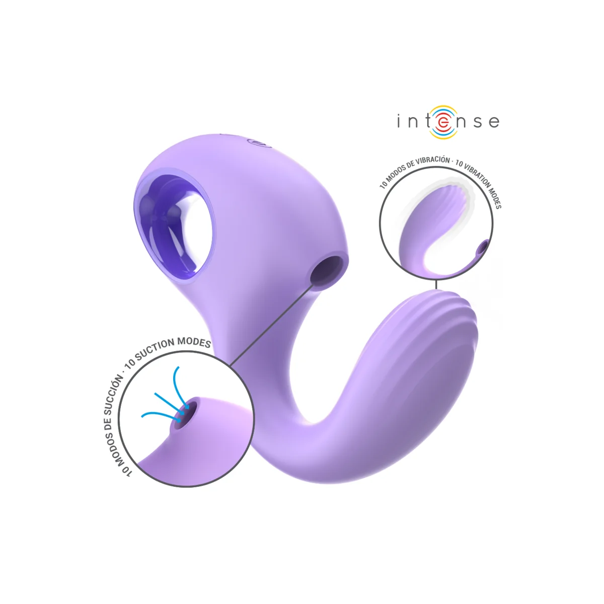 BAXTER VIBRATOR & STIMULATOR VIOLETT VON INTENSE FUN