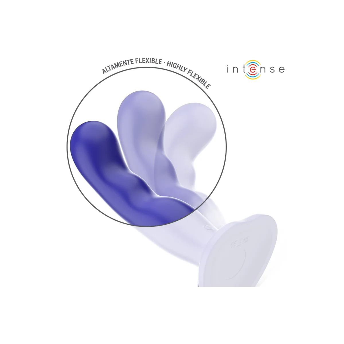 SHORTY VIBRATOR MIT SAUGNÄPFEN BLAU MIT FERNBEDIENUNG VON INTENSE FUN