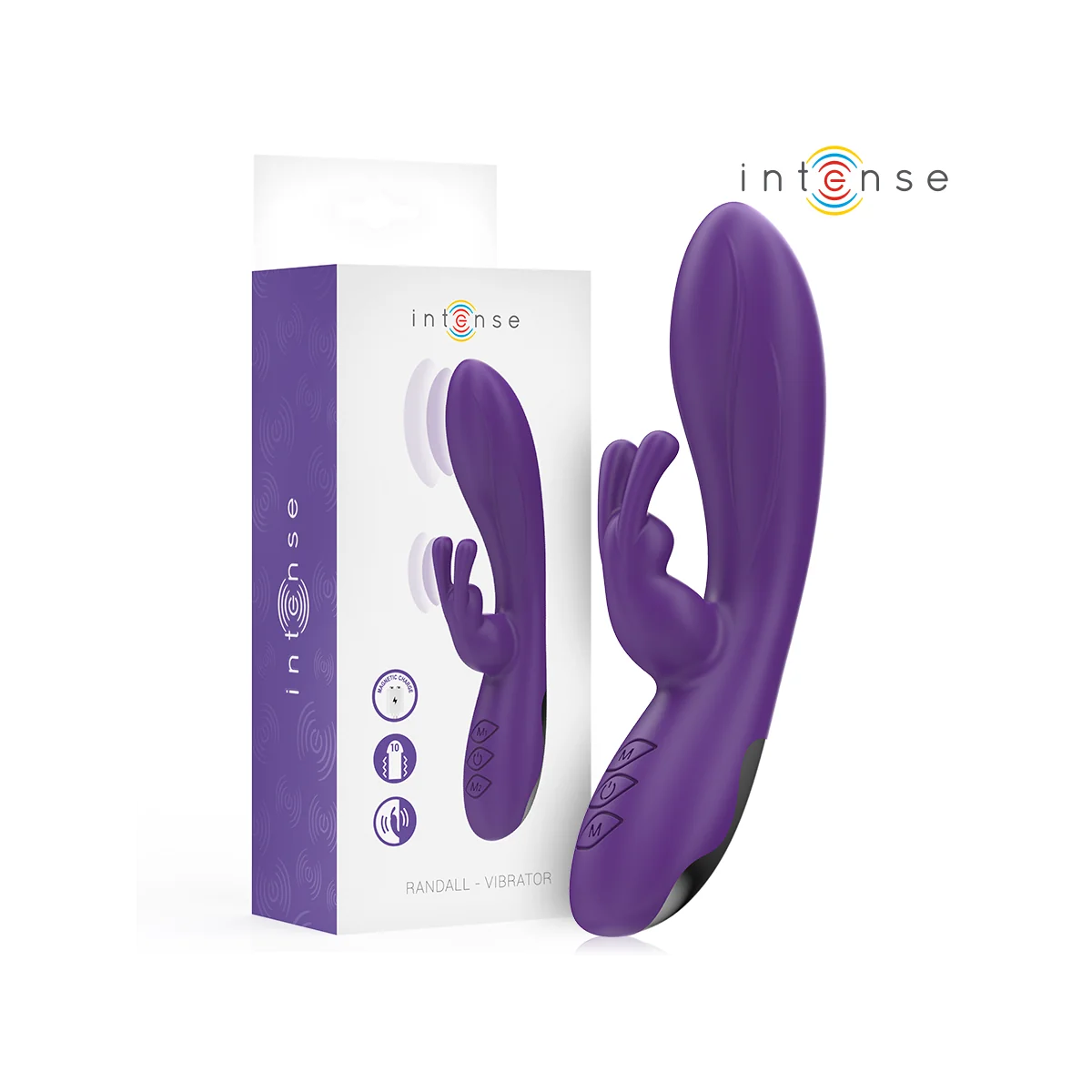 RANDALL RABBIT VIBRATOR 10 VIBRATIONEN LILA VON INTENSE FUN
