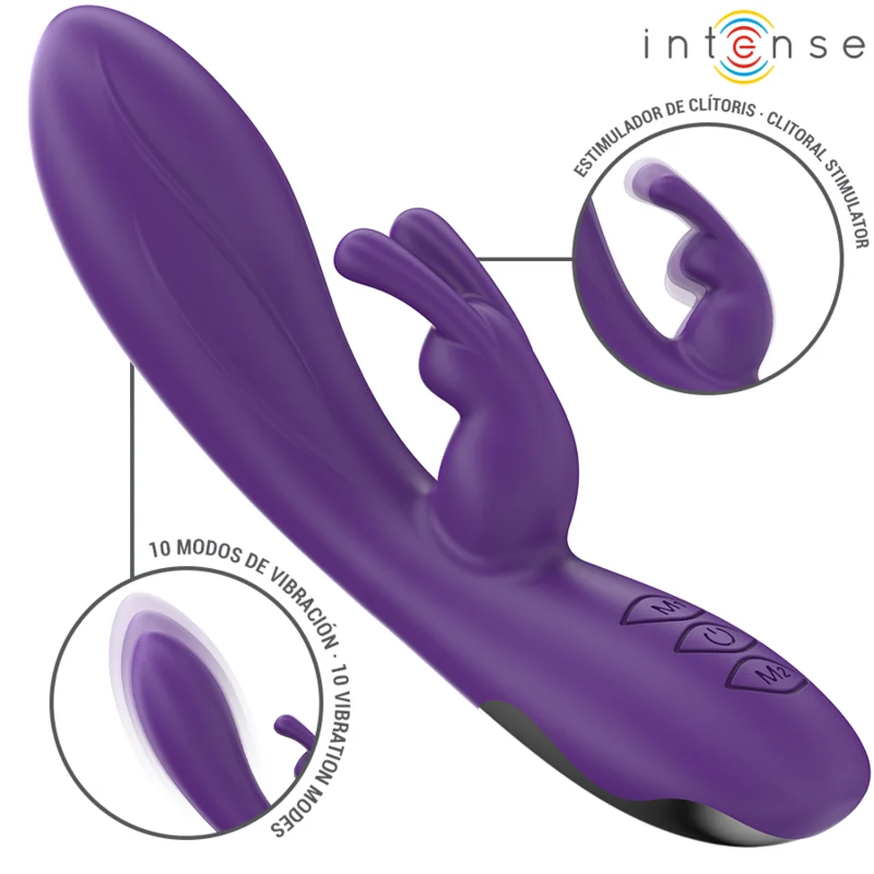 RANDALL RABBIT VIBRATOR 10 VIBRATIONEN LILA VON INTENSE FUN 2