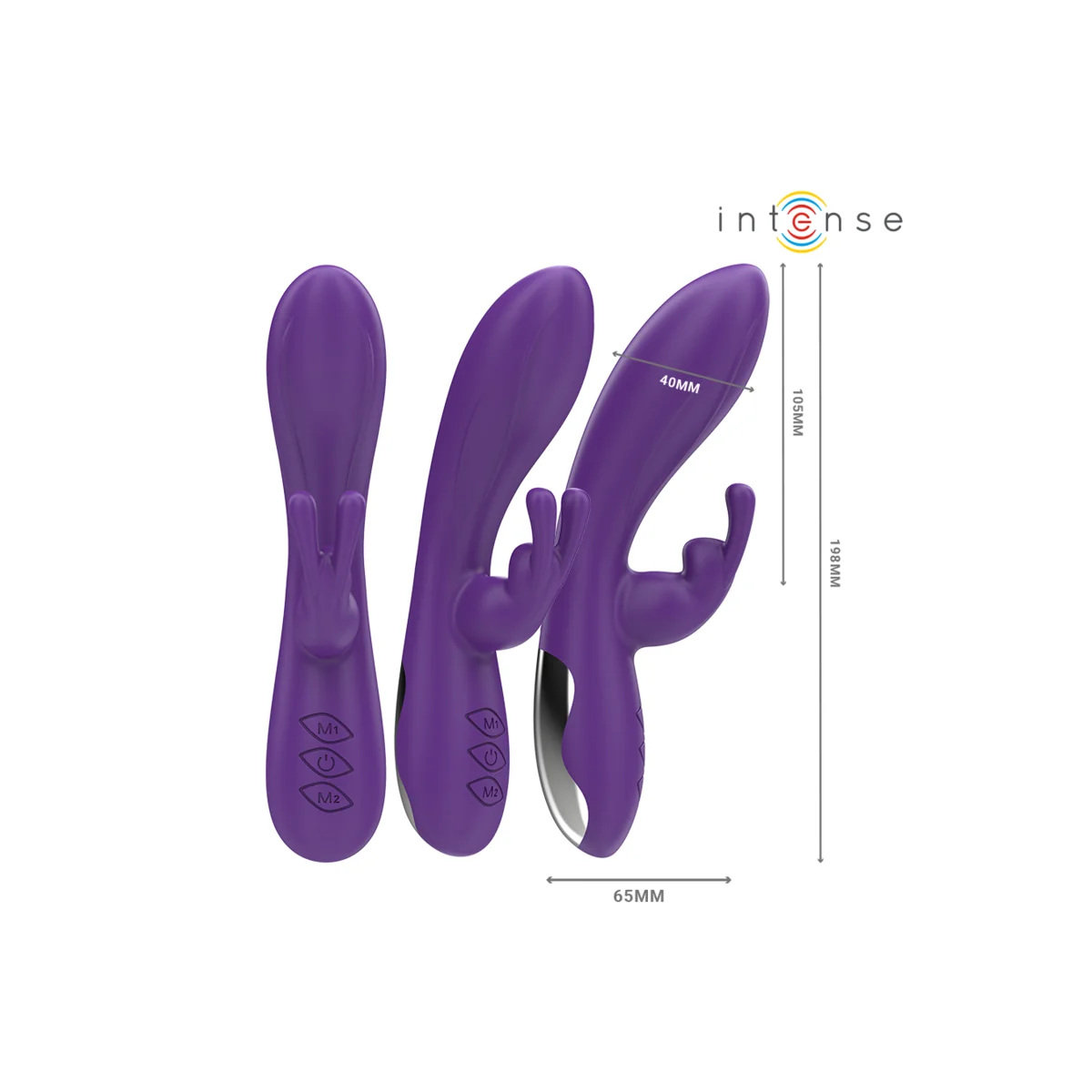 RANDALL RABBIT VIBRATOR 10 VIBRATIONEN LILA VON INTENSE FUN