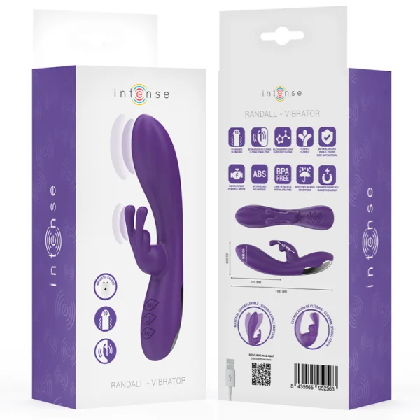 RANDALL RABBIT VIBRATOR 10 VIBRATIONEN LILA VON INTENSE FUN
