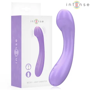 BECKY VIBRATOR 19 CM HEIZBAR 7 VIBRATIONEN LILA VON INTENSE FUN