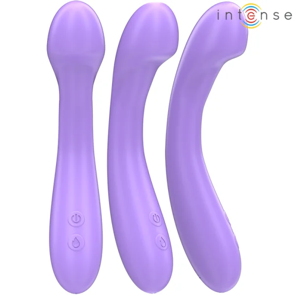 BECKY VIBRATOR 19 CM HEIZBAR 7 VIBRATIONEN LILA VON INTENSE FUN