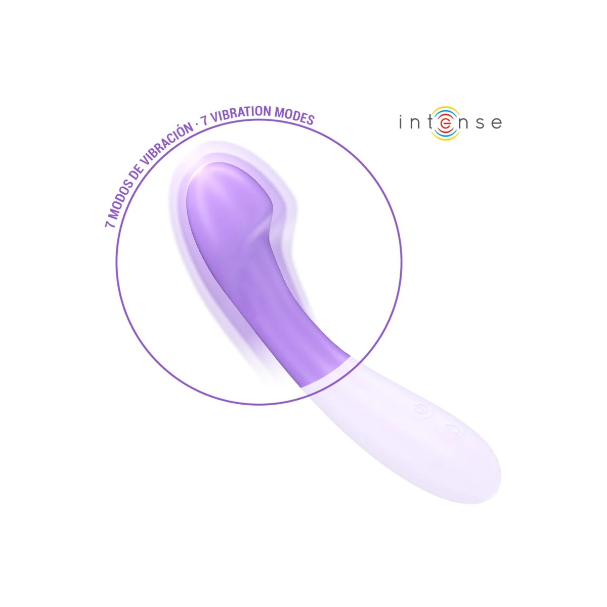 BECKY VIBRATOR 19 CM HEIZBAR 7 VIBRATIONEN LILA VON INTENSE FUN