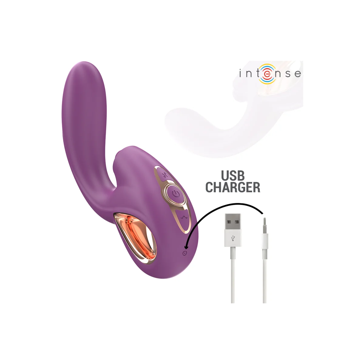 LALI MULTIFUNKTIONS-G-PUNKT-VIBRATOR TAPPING & STOSS & VIBRATION LILA VON INTENSE FUN