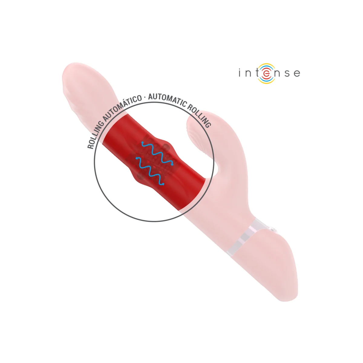 LELE MULTIFUNKTIONSVIBRATOR ROTIEREND & OSZILLATION & STIMULATION ROT VON INTENSE FUN
