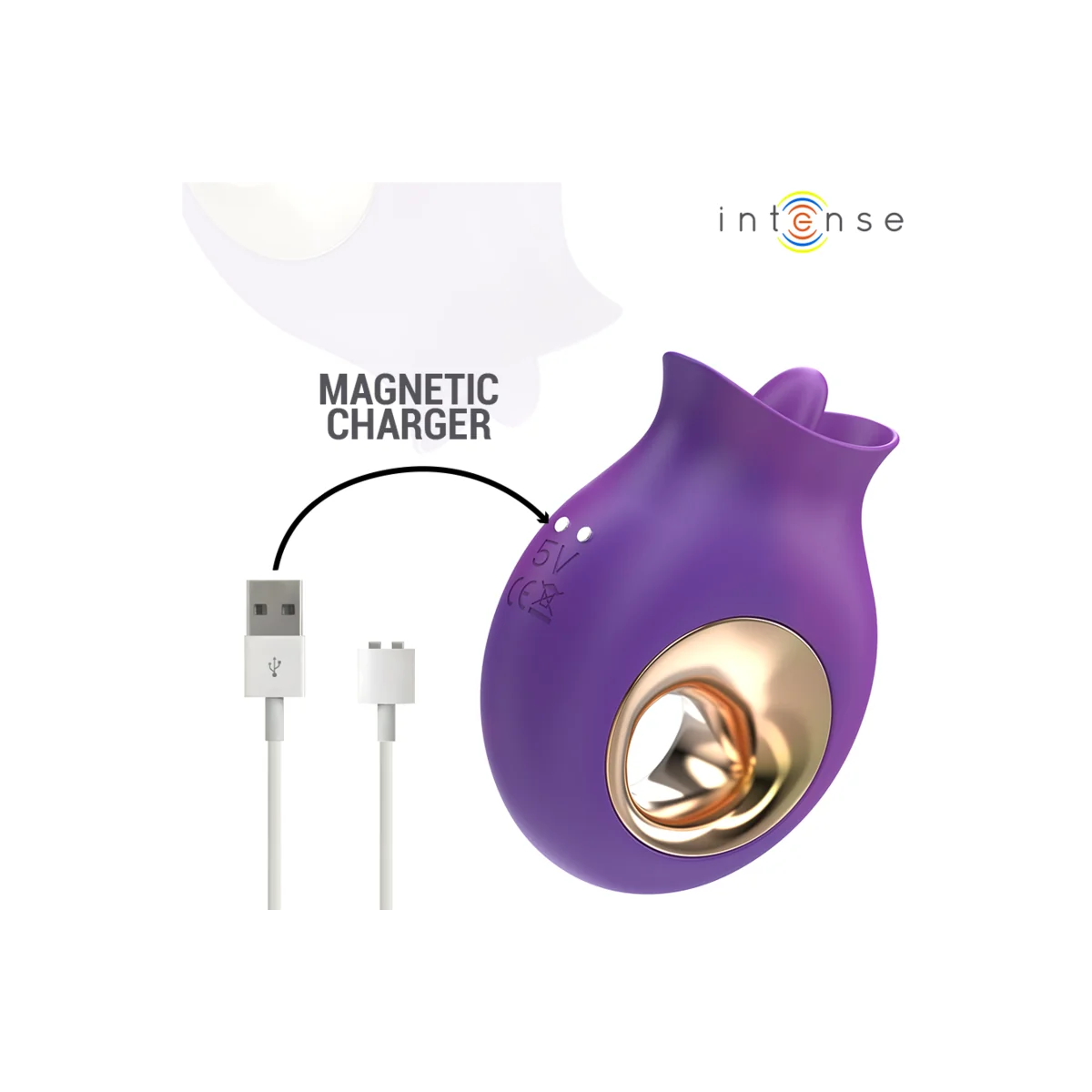 TULI KLITORISSTIMULATOR 9 VIBRATIONEN & 9 OSZILLATIONEN LILA VON INTENSE FUN