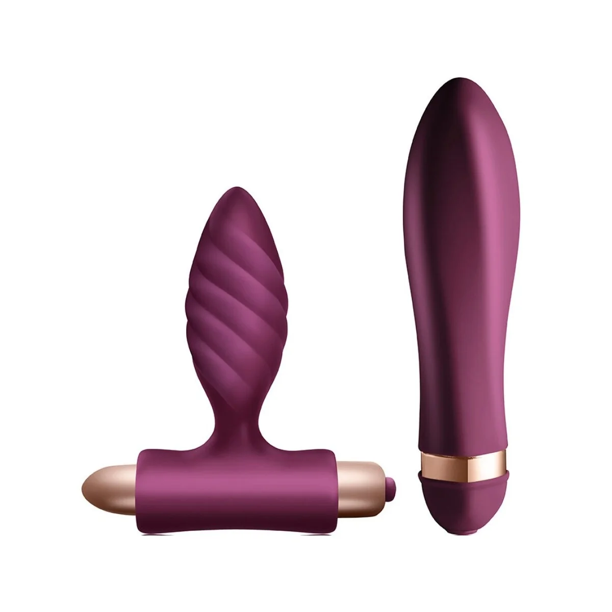 DESIRE KIT TWISTED VIBRATOR + ANALPLUG VON CLIMAXIMUM