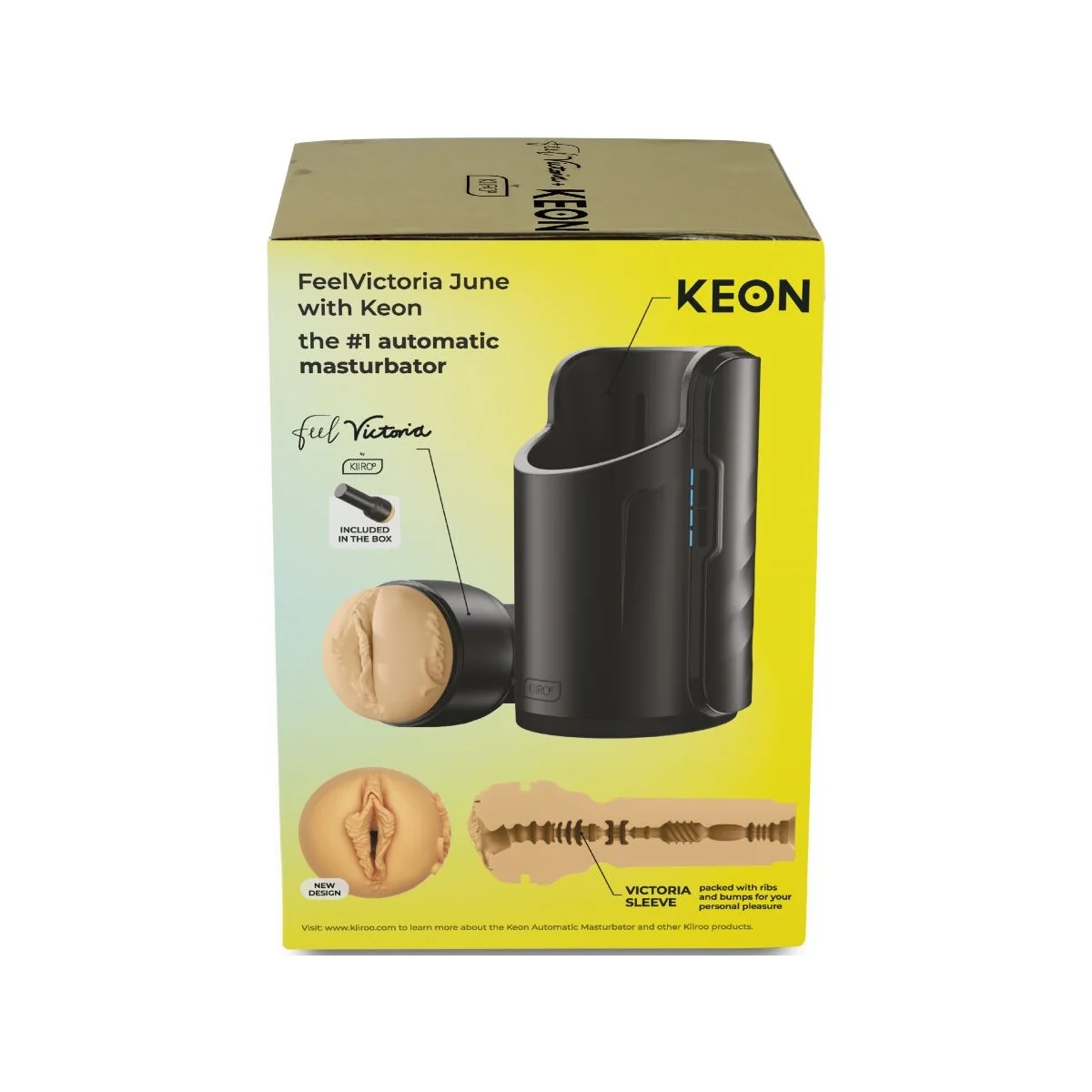KEON WIFI COMBO VICTORIA JUNE AUTOMATISCHER MASTURBATOR + FEEL STROKER VON KIIROO