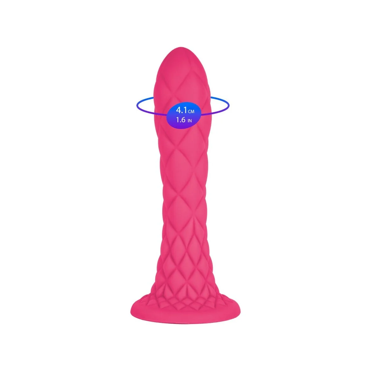 DREAMY DILDO FANTASY FLÜSSIGSILIKON THERMOREAKTIV FUCHSIA 18,5 CM VON SILEXD